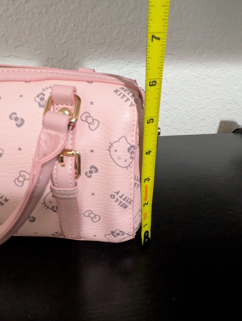 Hello Kitty Light Pink Mini Satchel with Gold Hardware - Picture 8 of 9